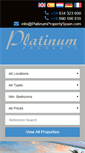 Mobile Screenshot of platinumpropertyspain.com